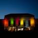 Rackham Hall is lit with colorful lights as members of the Third Coast Kings, a funk and soul band, perform on stage during the opening day of the Ann Arbor Summer Festival in Ingalls Mall.
Jeffrey Smith | AnnArbor.com